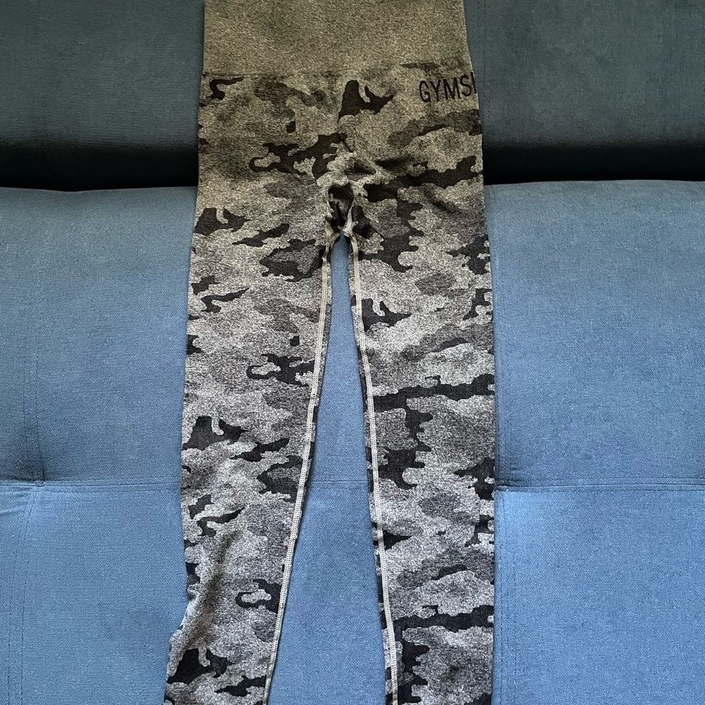 GymShark Gray Camo Leggings